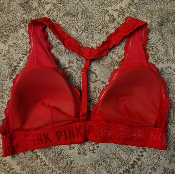 PINK Victoria's Secret Lace halter Bralette - Picture 2 of 4
